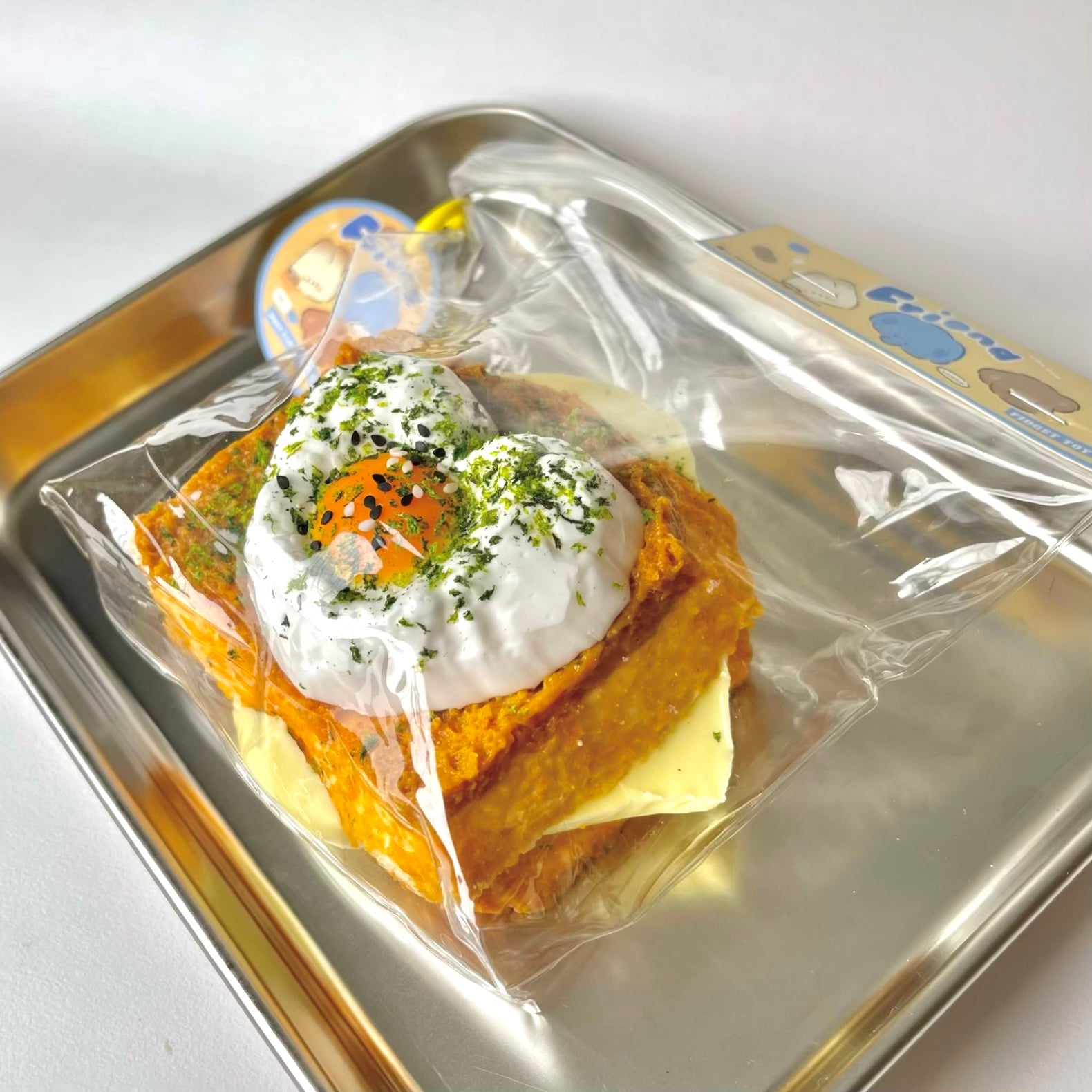 Heart-shaped poached egg and cheese thick toast